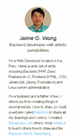 Mobile Screenshot of jgwong.org
